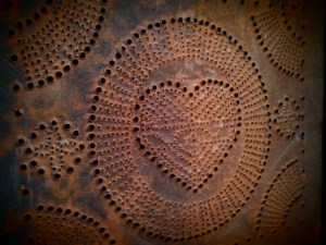 The pie safe in the living room...