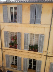 23. View from one of our apartments in Aix-en-Provence