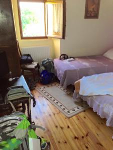 I rarely saw a bunk bed on this Camino--VERY different from my first, when I slept on a top bunk almost every night. 